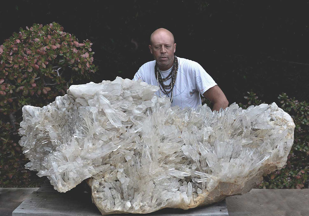 1000 Pound Arkansas Quartz Cluster Mega Crystal Elegant Crystals & Gems