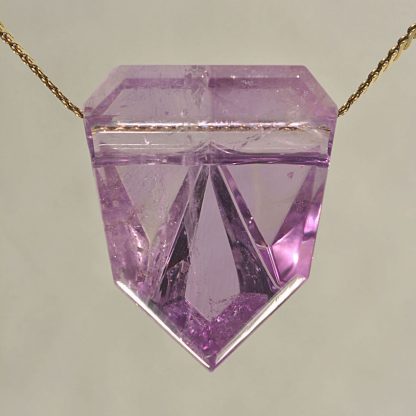 Amethyst Crystal Gem Pendant cbs037 - Image 2