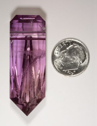 Amethyst Crystal Gem Pendant cbs121