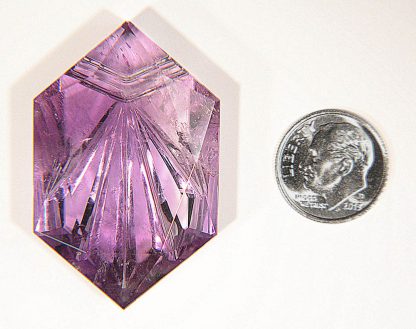 Amethyst Crystal Gem Pendant cbs139 - Image 2