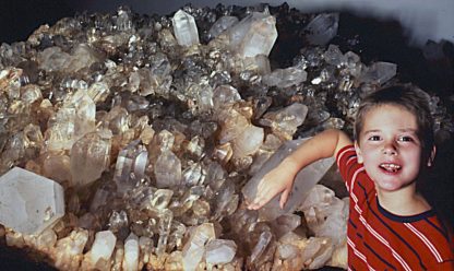 Field Of Crystals - 10 Foot Long Arkansas Quartz Crystal Cluster