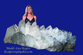 Skyline: a Giant Brazilian Quartz Crystal Cluster