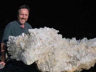 1000 Pound Arkansas Quartz Cluster Mega Crystal