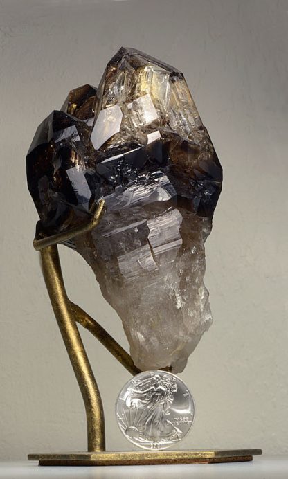 Perfect Elestial Smoky Quartz Crystal 4 - Image 3
