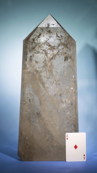 Polished Tabby Tower; Rainbow Galaxy Cdd 9.6