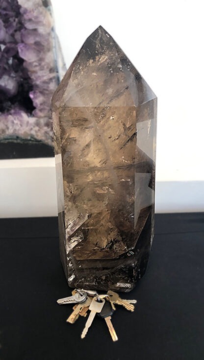 Polished Smoky Citrine Tower  Cdd 16.6 - Image 4