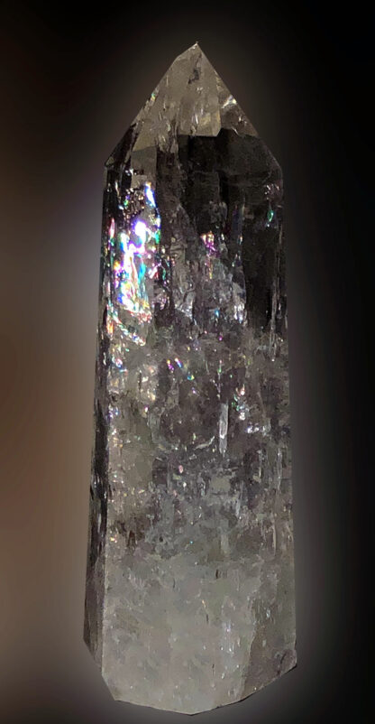 Light Gold Citrine Polished Tower, All Rainbows  Cdd10.5 - Image 5