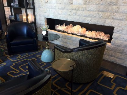 8' Crystal Fireplace Sculpture - Image 5