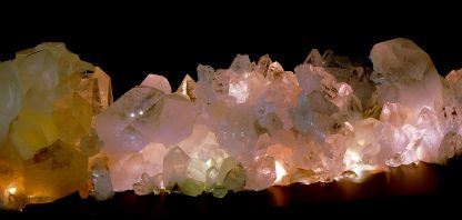 8' Crystal Fireplace Sculpture - Image 4
