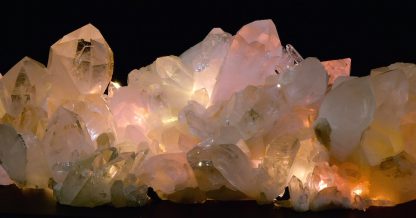 8' Crystal Fireplace Sculpture - Image 3