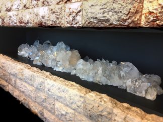 8' Crystal Fireplace Sculpture