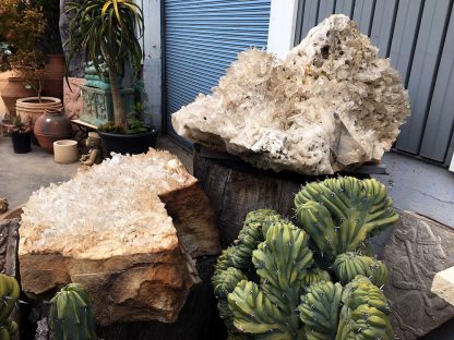 Crystal Waterfall- 1,111 Pounds Giant Arkansas Quartz Crystal Cluster - Image 7
