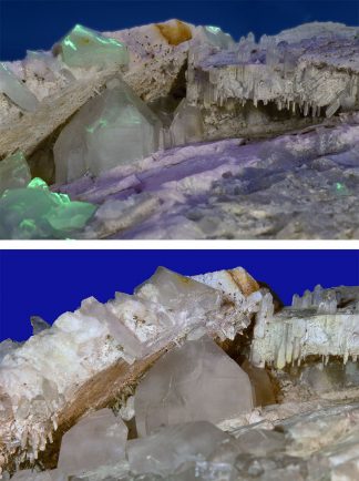 Glowing Quartz Crystal Cave
