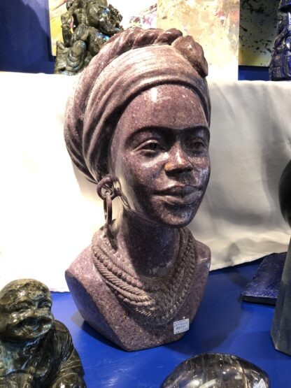 "Wisdom"- a Sculpture in Lepidolite - Image 9