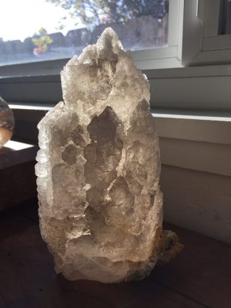 8"-tall Brazilian Drusy Castle