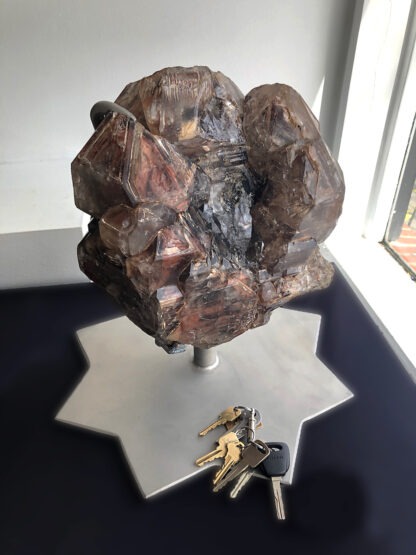 Red Hematite and Quartz Elestial Castle - Image 7