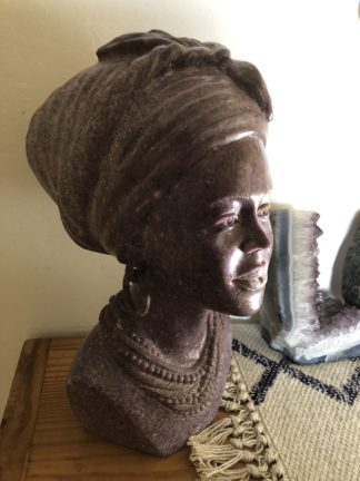 "Wisdom"- a Sculpture in Lepidolite
