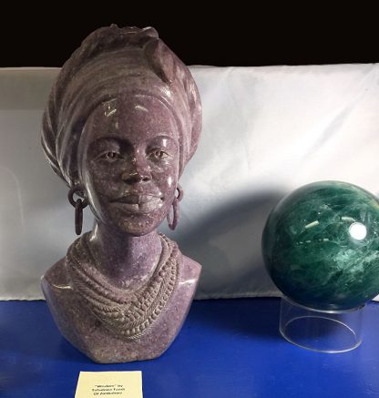 "Wisdom"- a Sculpture in Lepidolite - Image 2