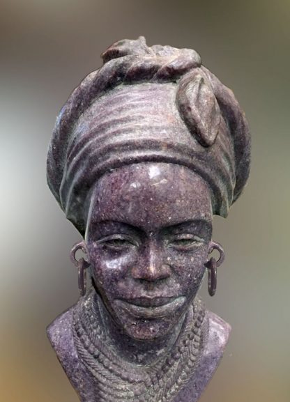 "Wisdom"- a Sculpture in Lepidolite - Image 8