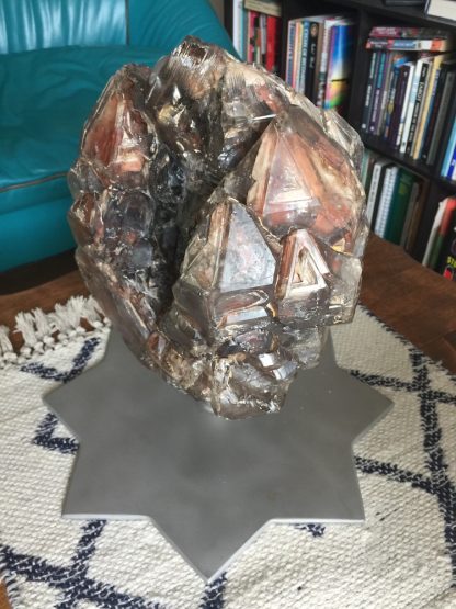 Red Hematite and Quartz Elestial Castle - Image 3