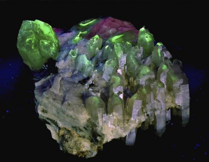 3.8" Fluorescent Castle with Feldspar - Image 4