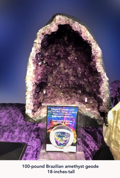 100-pound Amethyst Geode from Brazil