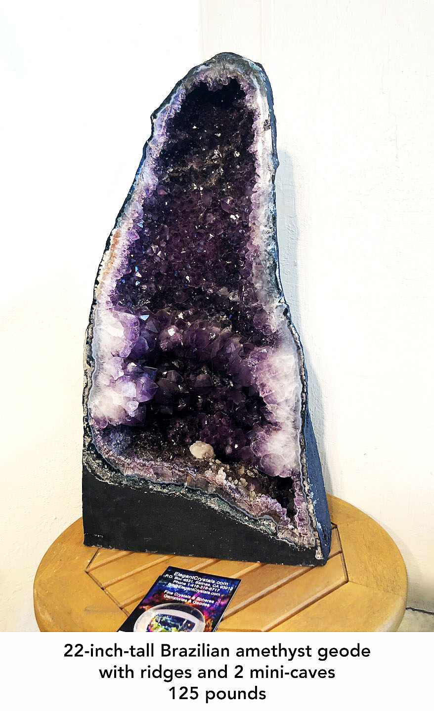 125 pound Brazilian Amethyst Geode Elegant Crystals Gems 125-pound-brazilian-amethyst-geode-elegant-crystals-gems
