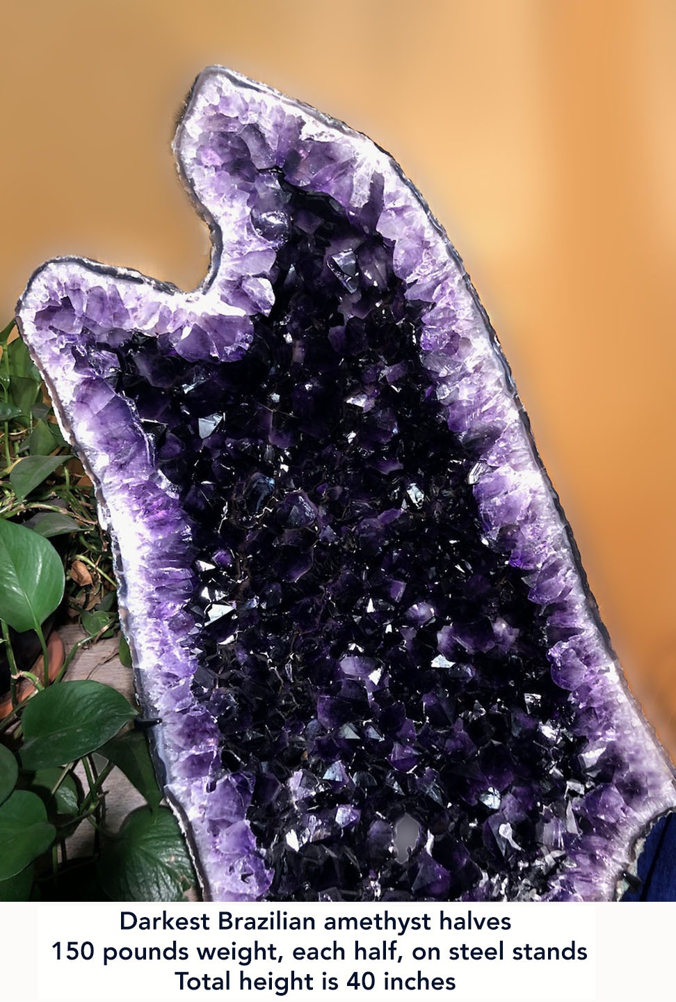 Amethyst geode -small crystals- from Brazil