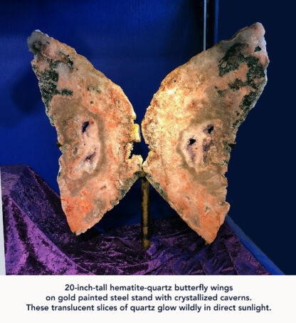 Hematite Quartz Butterfly Wings - Image 2