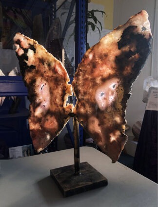 Hematite Quartz Butterfly Wings