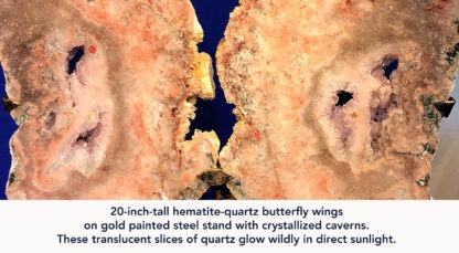Hematite Quartz Butterfly Wings - Image 3