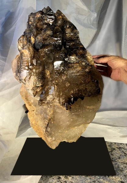 75-pound Black Citrine Elestial Castle - Image 2