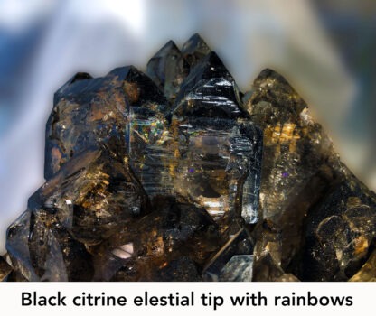 75-pound Black Citrine Elestial Castle - Image 4