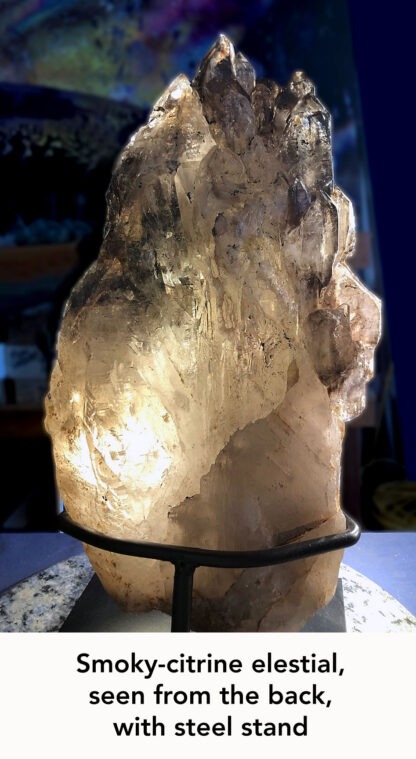 75-pound Black Citrine Elestial Castle - Image 5
