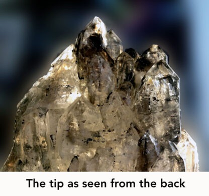 75-pound Black Citrine Elestial Castle - Image 6