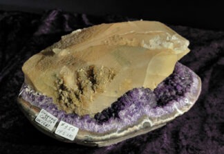 Inventory # WK1661 Uruguay Amethyst Cluster & Giant Calcite