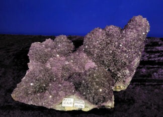 Inventory # WK1790	Uruguay Stalactite Cluster