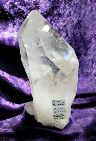 Inventory # WK1821	Arkansas Quartz Point with Manifestor &  Inner Pyramid